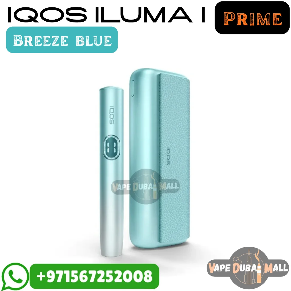 IQOS ILUMA i Prime Breeze Blue in Dubai UAE IQOS ILUMA i Prime Breeze Blue in Dubai UAE