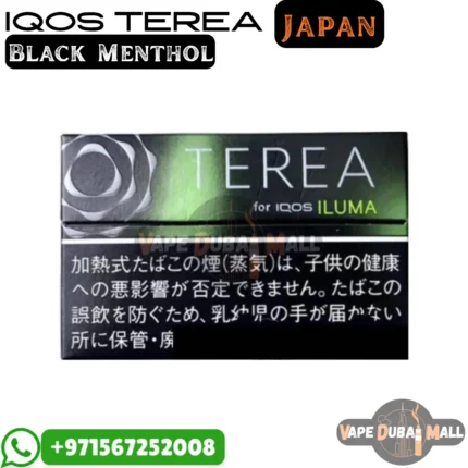 TEREA Black Menthol Japan in Dubai UAE